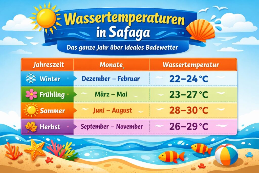 Ein Foto zeugt wie warm das Meer in Safaga