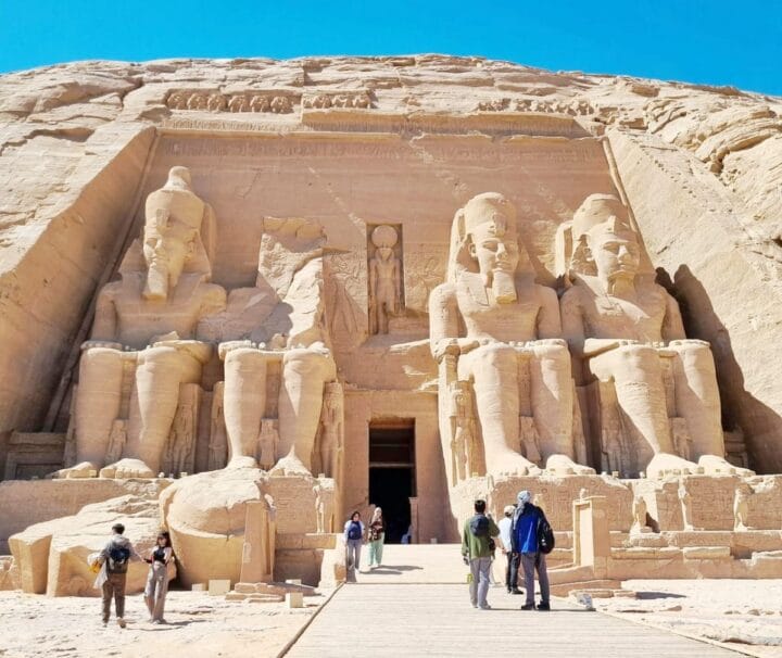 Abu Simbel Tempel bei Assuan während einer 3 Tage Privatreise von Marsa Alam nach Assuan und Luxor