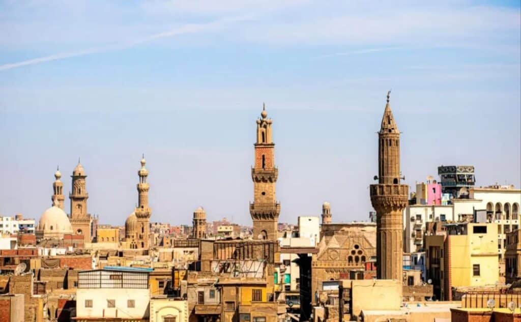  Panoramablick auf Kairo von der Zitadelle Saladins während einer Tagestour ab Port Ghalib