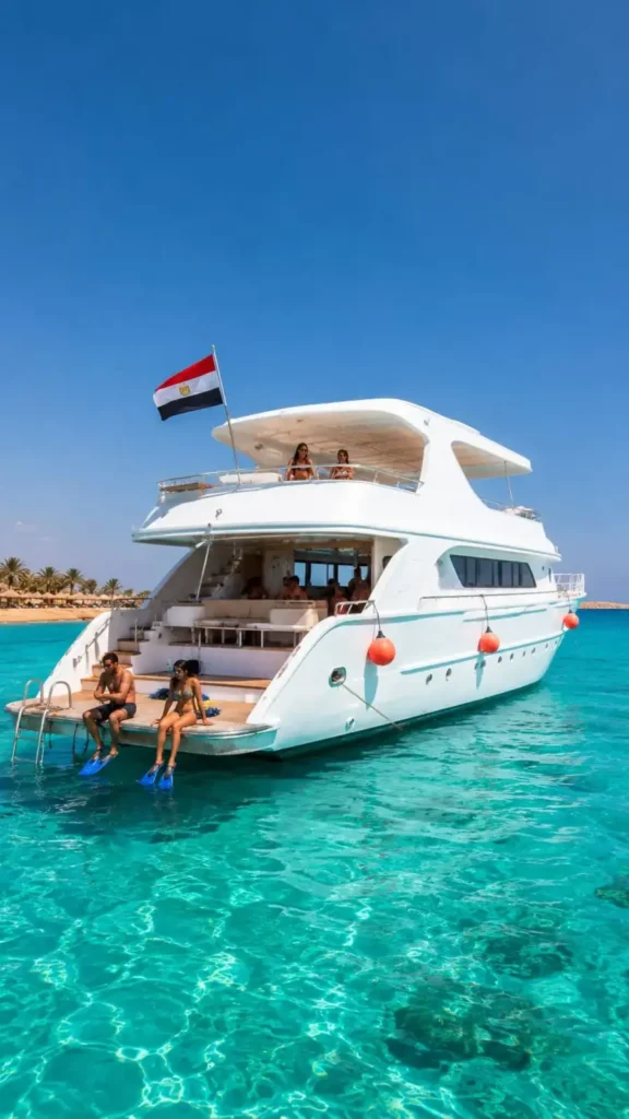 Bootstour in Marsa Alam zur möglichen Beobachtung einer Seekuh.