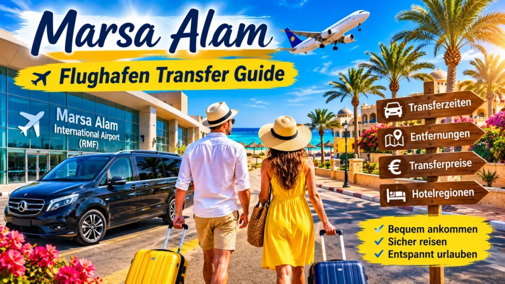 Marsa Alam Flughafen Guide – Transfer, Preise & Fahrzeiten 2 Privater Marsa Alam Flughafen Transfer vom Airport zum Hotel.