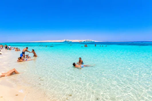 Weiße Insel Sharm El Sheikh Ausflug – Bootstour ins türkisblaue Meer