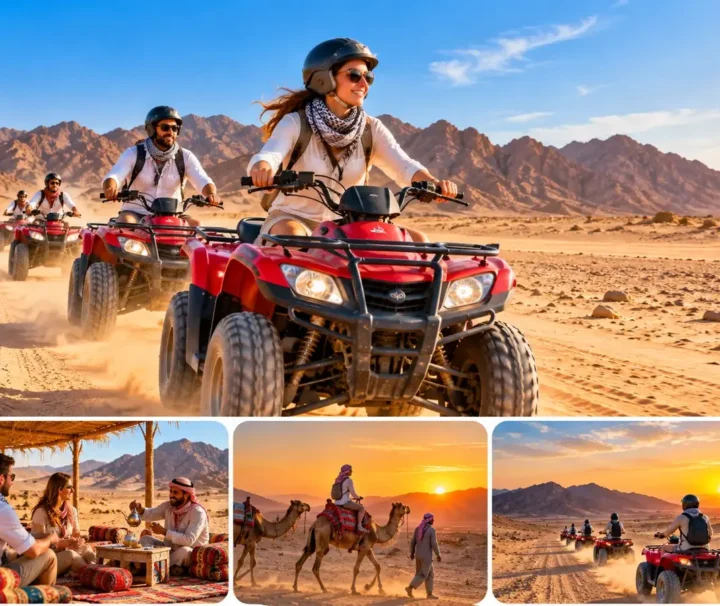 Private Quad Safari Soma Bay mit Hoteltransfer durch die ägyptische Wüste